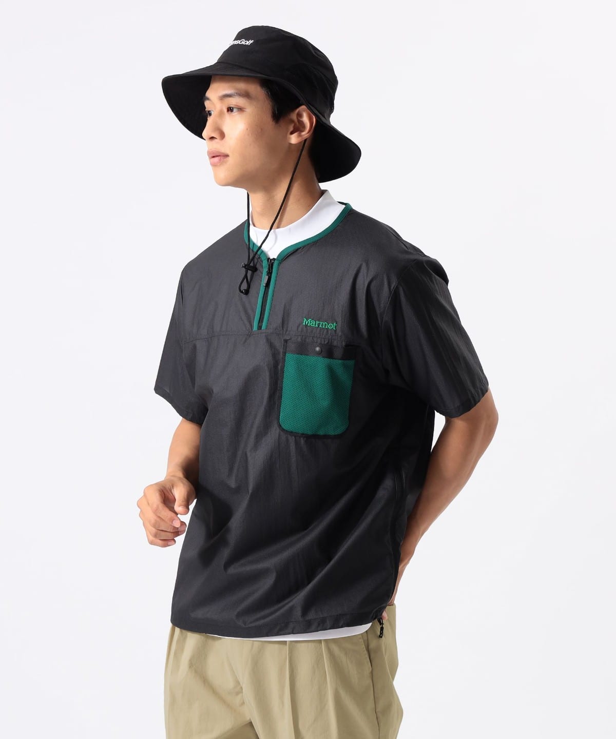 BEAMS GOLF（ビームス ゴルフ）【別注】Marmot / ハーフジップ 撥水