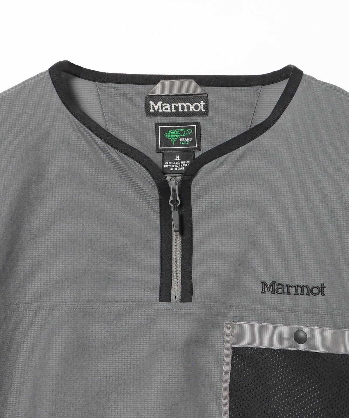 BEAMS GOLF（ビームス ゴルフ）【別注】Marmot / ハーフジップ 撥水