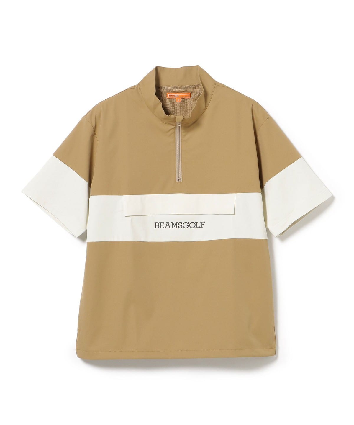 90. BEAMSGOLF ハーフジップ防風撥水ピステ BEAMS GOLF（ビームス ゴルフ）ORANGE LABEL / ハーフジップ 撥水