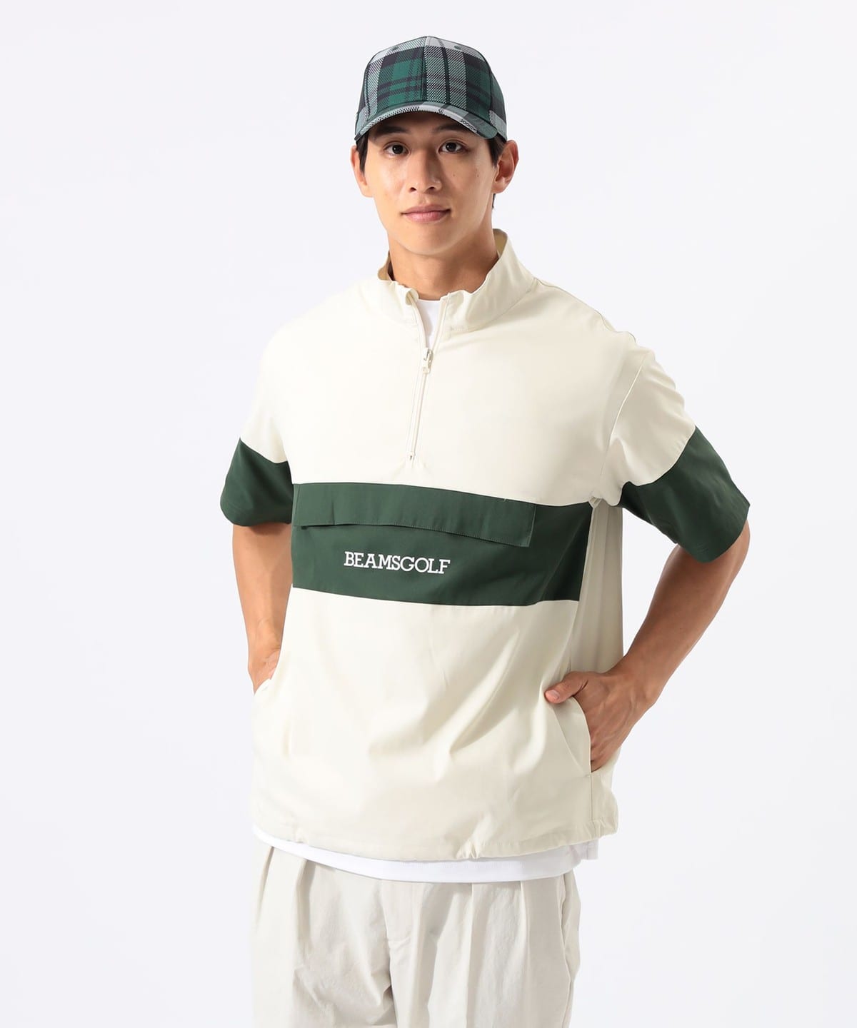 BEAMS GOLF（ビームス ゴルフ）ORANGE LABEL / ハーフジップ 撥水