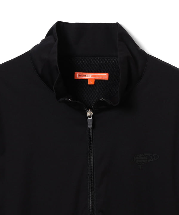 ORANGE LABEL / 撥水 ストレッチ ハーフジップ ベスト（防風）