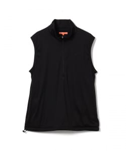 ORANGE LABEL / 撥水 ストレッチ ハーフジップ ベスト（防風）