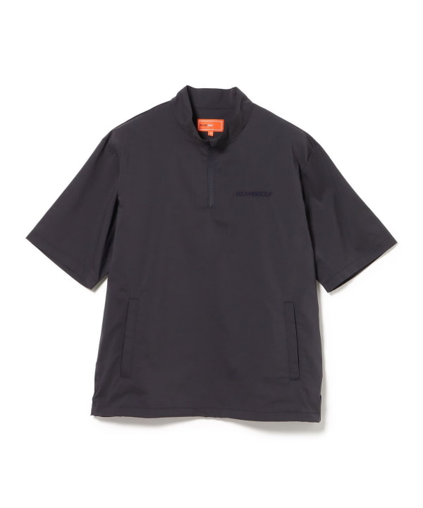 ORANGE LABEL / スタンドカラーハーフジップ 半袖プルオーバー