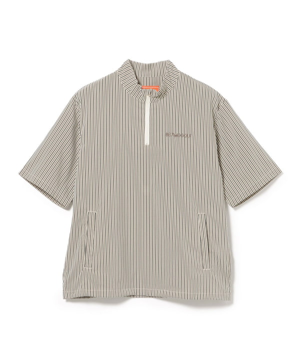 ORANGE LABEL / スタンドカラーハーフジップ 半袖プルオーバー