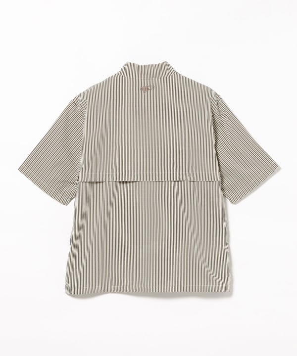 ORANGE LABEL / スタンドカラーハーフジップ 半袖プルオーバー