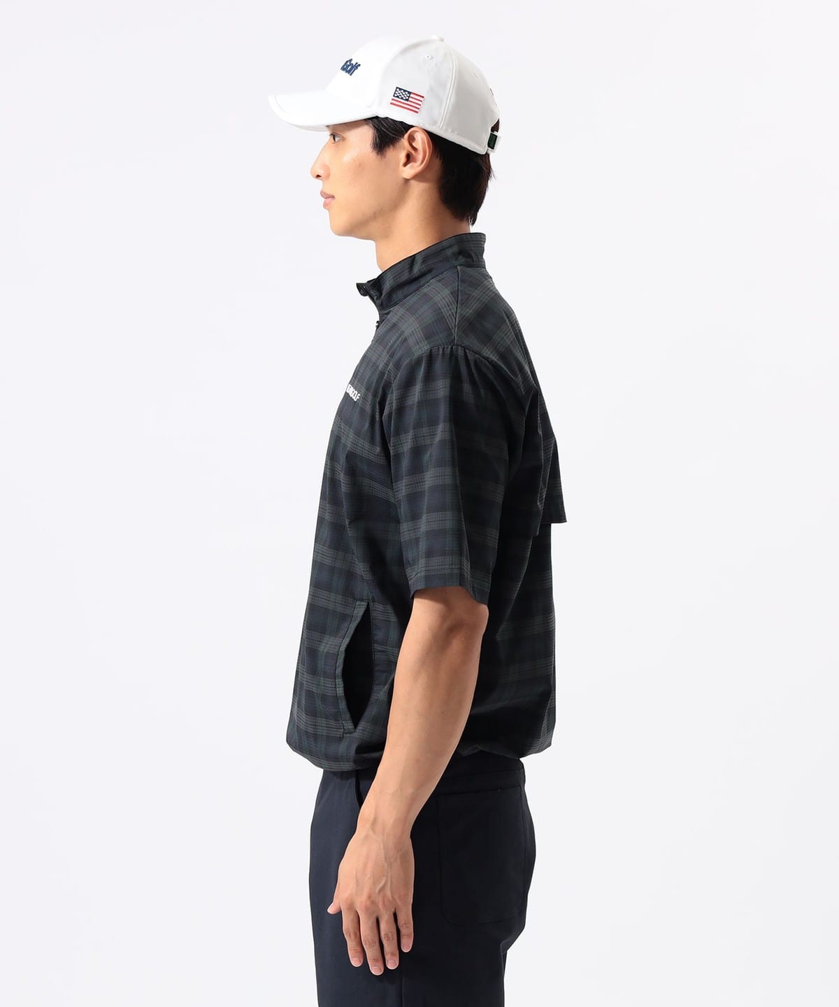 BEAMSGOLFドットエア(R)ハーフジップ プルオーバーメンズS BEAMS GOLF（ビームス ゴルフ）ORANGE LABEL / ドットエア（R）ハーフ