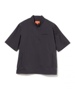 ORANGE LABEL / スタンドカラーハーフジップ 半袖プルオーバー