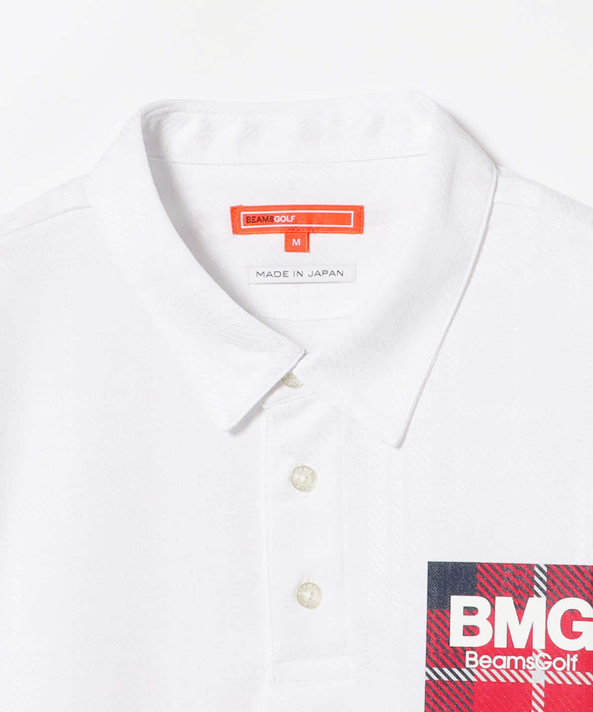 BEAMS GOLF（ビームス ゴルフ）〈MEN〉BEAMS GOLF ORANGE LABEL / チェック ジャカード ロングスリーブ ポロシャツ（シャツ・ブラウス  ポロシャツ）通販｜BEAMS