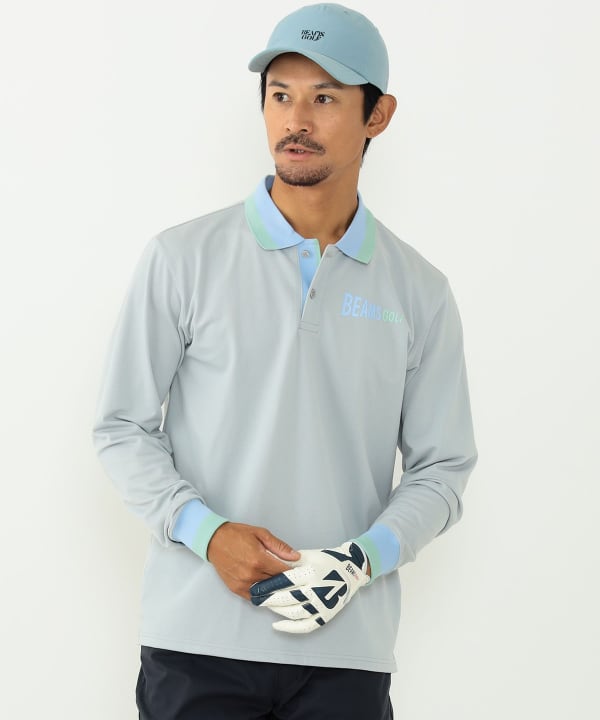 【タグ付き新品未使用】BEAMS GOLF ビームスゴルフ ニットポロシャツ L