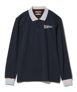 BEAMS GOLF ORANGE LABEL / 男裝 鹿子織 長袖POLO衫