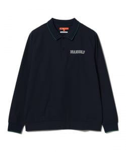 ORANGE LABEL / リブライン  ロングスリーブ ポロシャツ【DRY・UV・STRETCH】