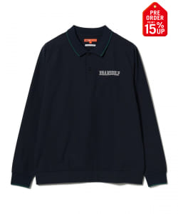 【+15%ポイントUP】ORANGE LABEL / リブライン  ロングスリーブ ポロシャツ【DRY・UV・STRETCH】
