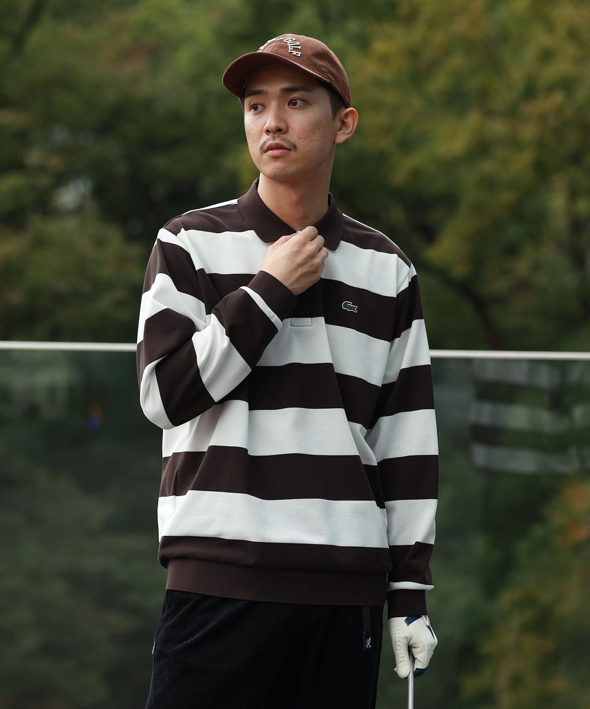 BEAMS GOLF（ビームス ゴルフ）〈MEN〉【別注】LACOSTE / ボーダー