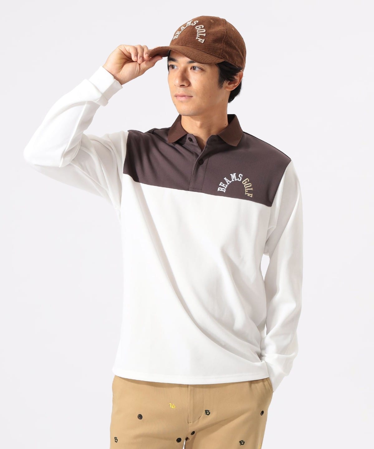 BEAMS GOLF（ビームス ゴルフ）ORANGE LABEL / アーチロゴ 切替え