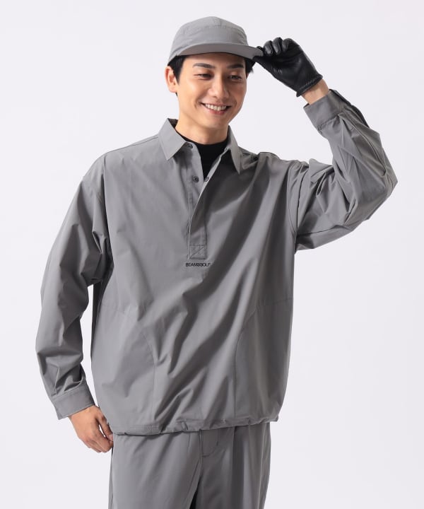 ゴルフィッカーズ×BEAMS GOLF グレー ジップアップシャツ L ゴルフィッカーズ×BEAMS GOLF グレー ジップアップシャツ L ゴルフィッ