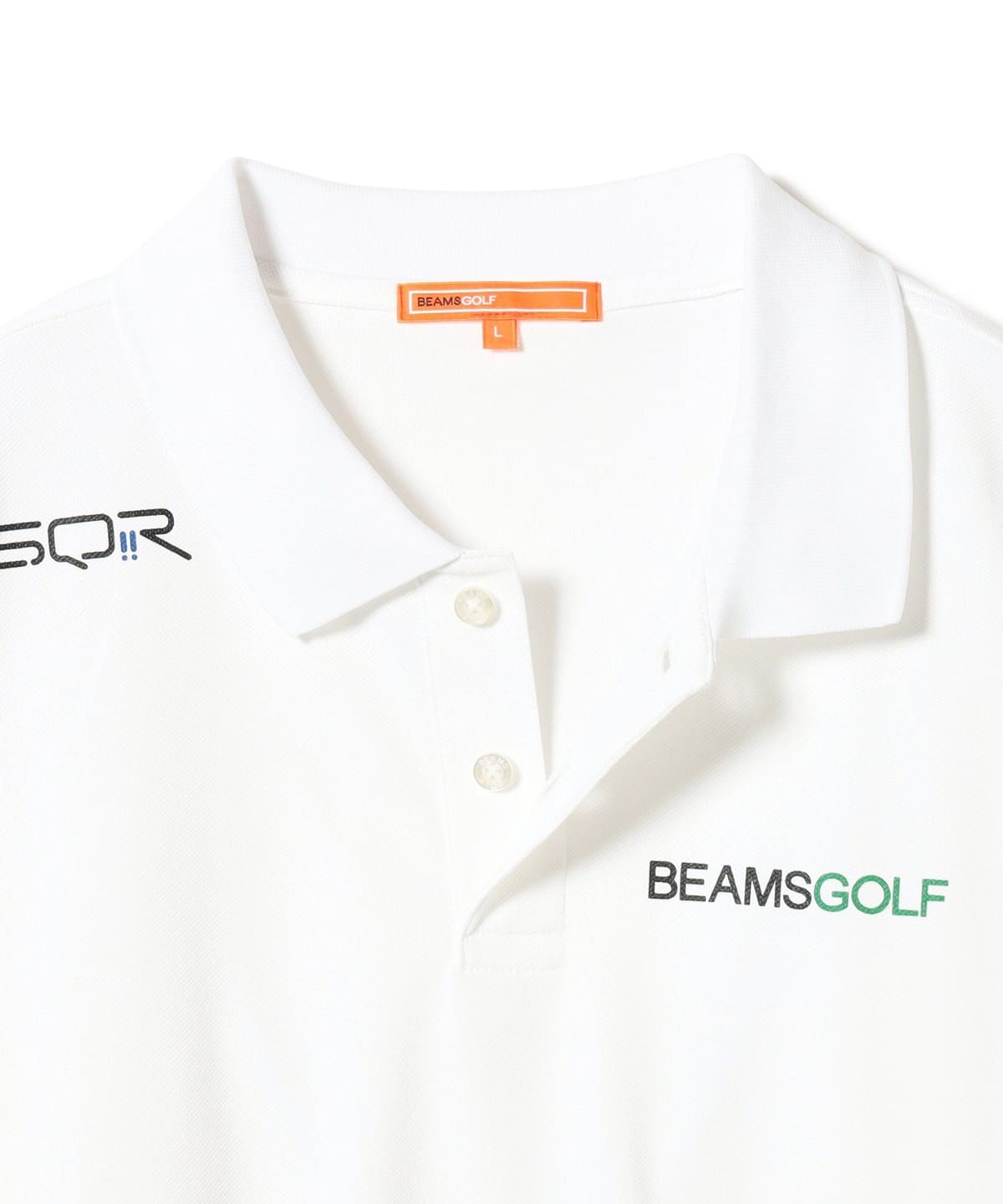 【未使用・タグ付き】BEAMSGOLF 長袖ポロシャツ ホワイト BEAMS GOLF（ビームス ゴルフ）ORANGE LABEL / USシリーズ SQR