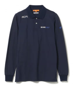 ORANGE LABEL / USシリーズ SQR ストレッチ ロングスリーブポロシャツ（吸水速乾・UVカット）