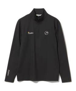 【別注】MALBON GOLF / クラウンコレクション ハーフジップ モックネックシャツ