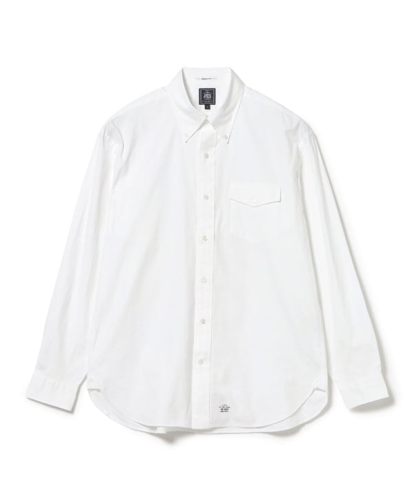 〈MEN〉J.PRESS / バギーフィット ピンオックスフォード ボタンダウンシャツ