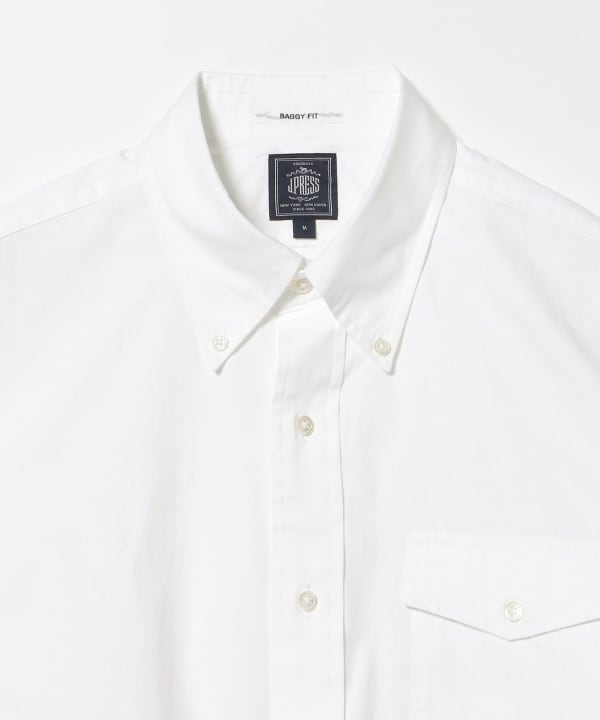〈MEN〉J.PRESS / バギーフィット ピンオックスフォード ボタンダウンシャツ