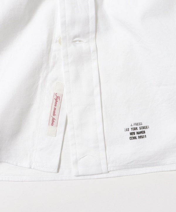 〈MEN〉J.PRESS / バギーフィット ピンオックスフォード ボタンダウンシャツ