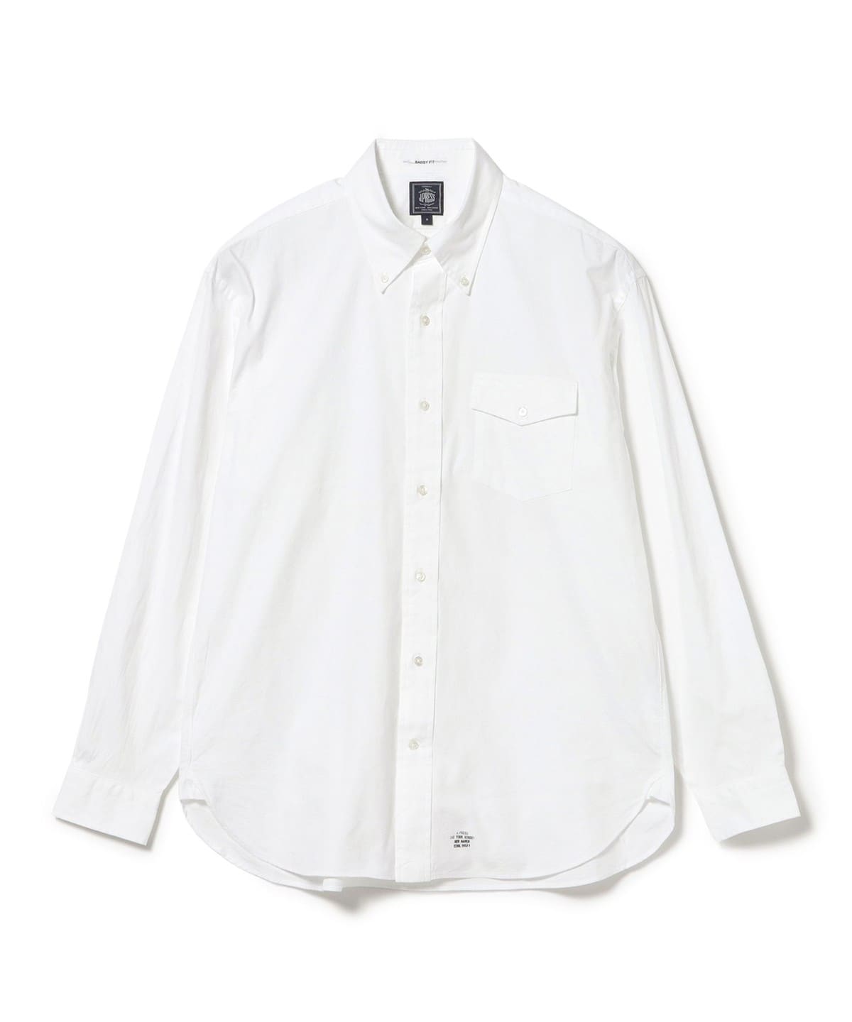 BEAMS GOLF メンズシャツ M ホワイト　新品タグ付き未使用 BEAMS GOLF（ビームス ゴルフ）〈MEN〉J.PRESS / バギーフィット ピン