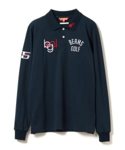 ▲BEAMS GOLF ORANGE LABEL / ツアー ロングスリーブ ポロシャツ
