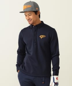 BEAMS GOLF ORANGE LABEL / カルイシ プルオーバー ボタンダウン ポロシャツ
