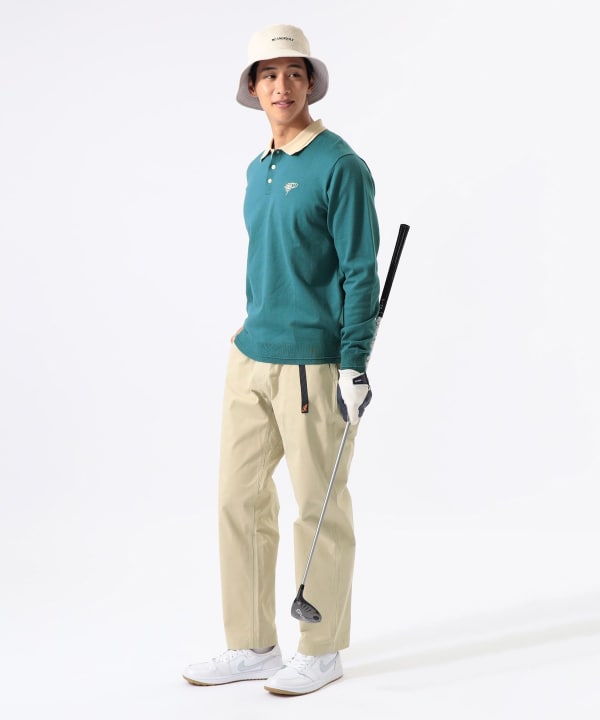 ORANGE LABEL / クレリック ライン ニットポロ
