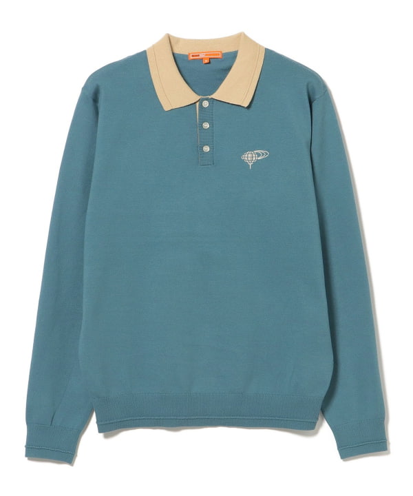 ORANGE LABEL / クレリック ライン ニットポロ