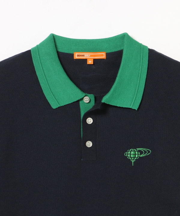 ORANGE LABEL / クレリック ライン ニットポロ