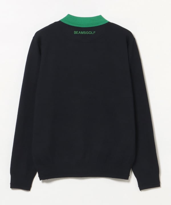 ORANGE LABEL / クレリック ライン ニットポロ