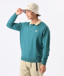 ORANGE LABEL / クレリック ライン ニットポロ