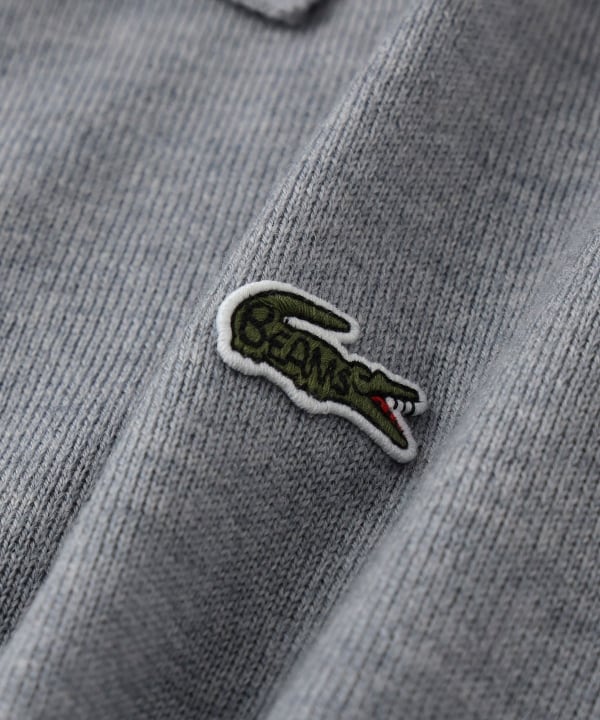 〈MEN〉【別注】LACOSTE / ロングスリーブ ニット ポロ