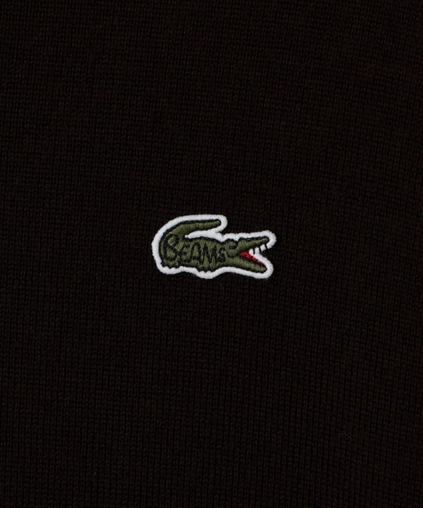 〈MEN〉【別注】LACOSTE / ロングスリーブ ニット ポロ