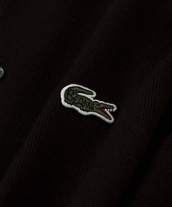 〈MEN〉【別注】LACOSTE / ロングスリーブ ニット ポロ