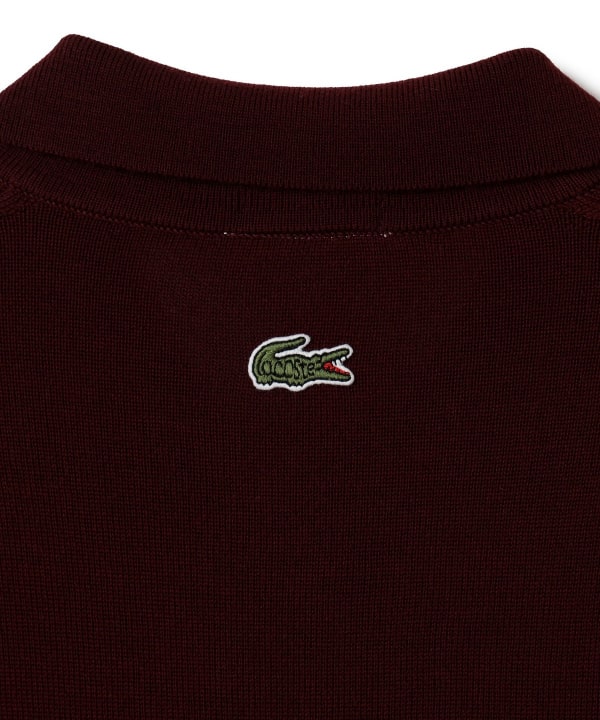 〈MEN〉【別注】LACOSTE / ロングスリーブ ニット ポロ