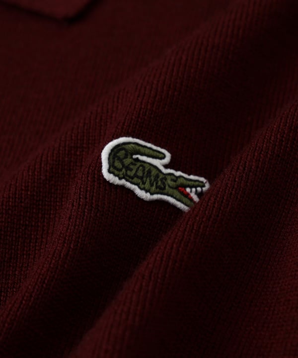 〈MEN〉【別注】LACOSTE / ロングスリーブ ニット ポロ