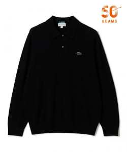 〈MEN〉【別注】LACOSTE / ロングスリーブ ニット ポロ
