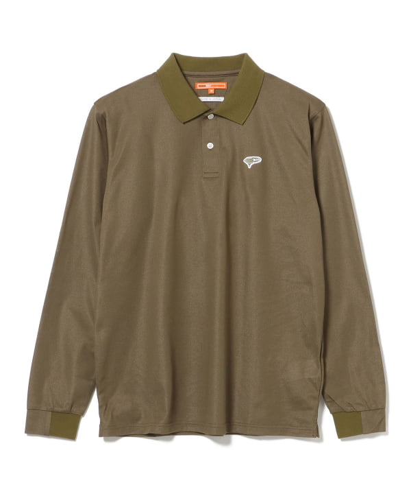 ORANGE LABEL / ワンポイント ロングスリーブ ポロシャツ（吸水速乾）