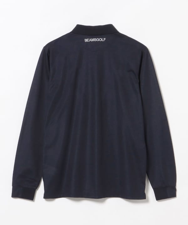 ORANGE LABEL / ワンポイント ロングスリーブ ポロシャツ（吸水速乾）