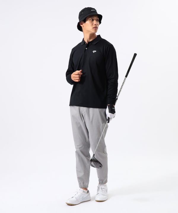 ORANGE LABEL / ワンポイント ロングスリーブ ポロシャツ（吸水速乾）
