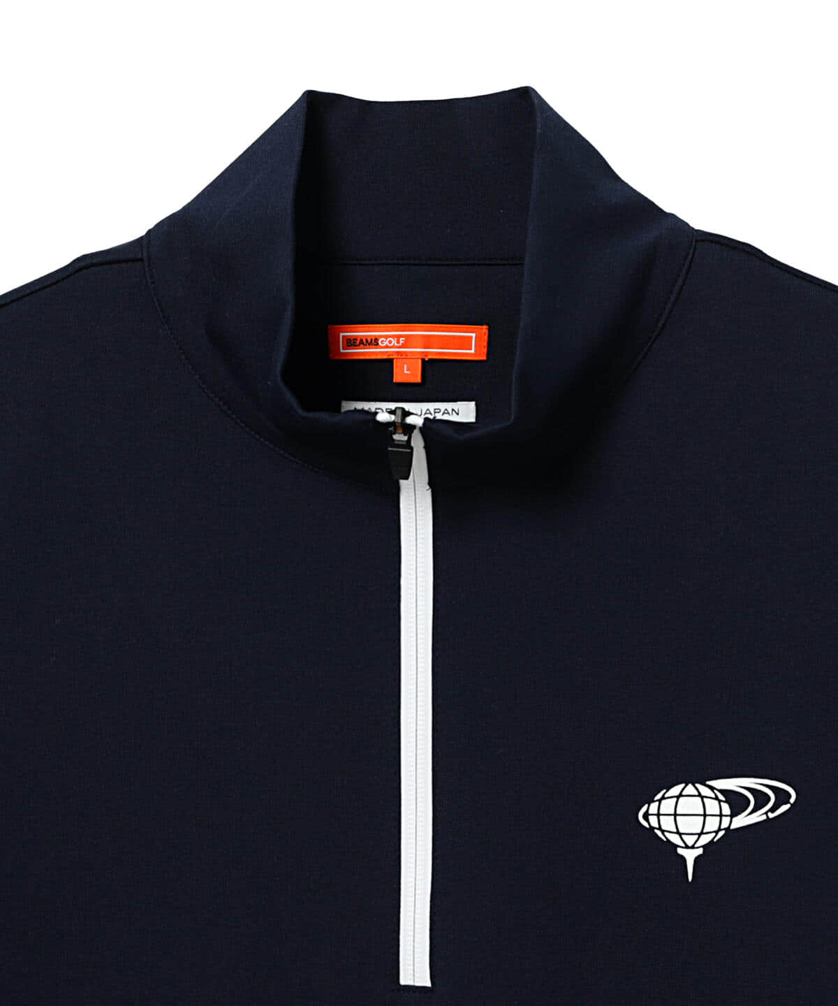 BEAMS GOLF（ビームス ゴルフ）BEAMS GOLF ORANGE LABEL / ヘムロゴ ハーフジップ プルオーバー（トップス  スウェット）通販｜BEAMS