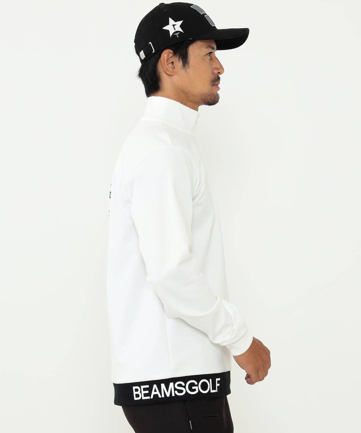 BEAMS GOLF（ビームス ゴルフ）BEAMS GOLF ORANGE LABEL / ヘムロゴ ハーフジップ プルオーバー（トップス  スウェット）通販｜BEAMS