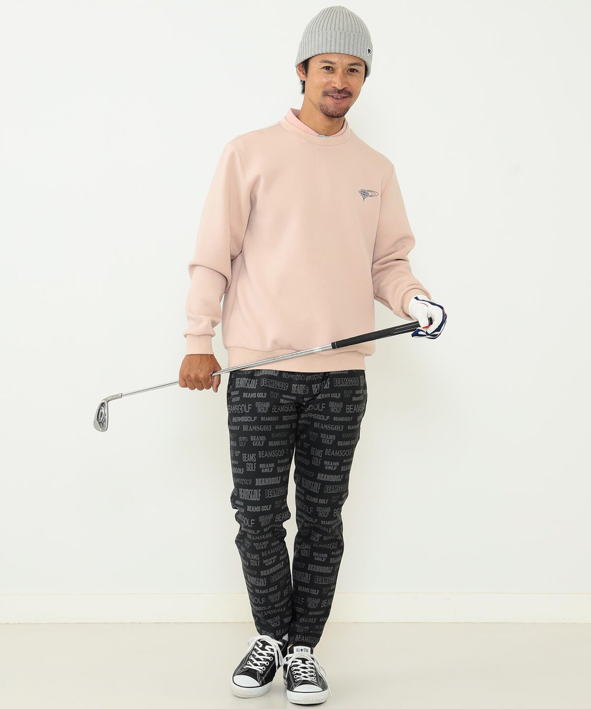 週間売れ筋 BEAMS GOLFビームスゴルフ ダンボールニット パンツ 秋冬