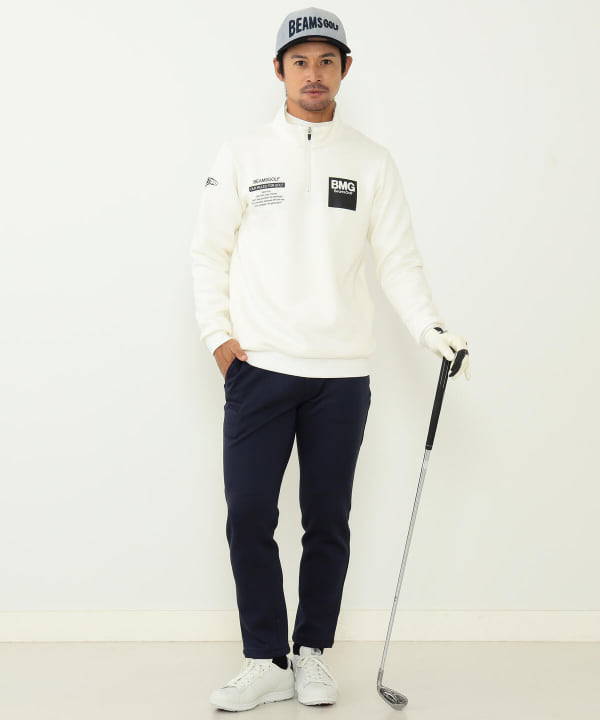 BEAMS GOLF（ビームス ゴルフ）〈MEN〉BEAMS GOLF ORANGE LABEL / ダンボールニット ハーフジップ プルオーバー（トップス  その他トップス）通販｜BEAMS