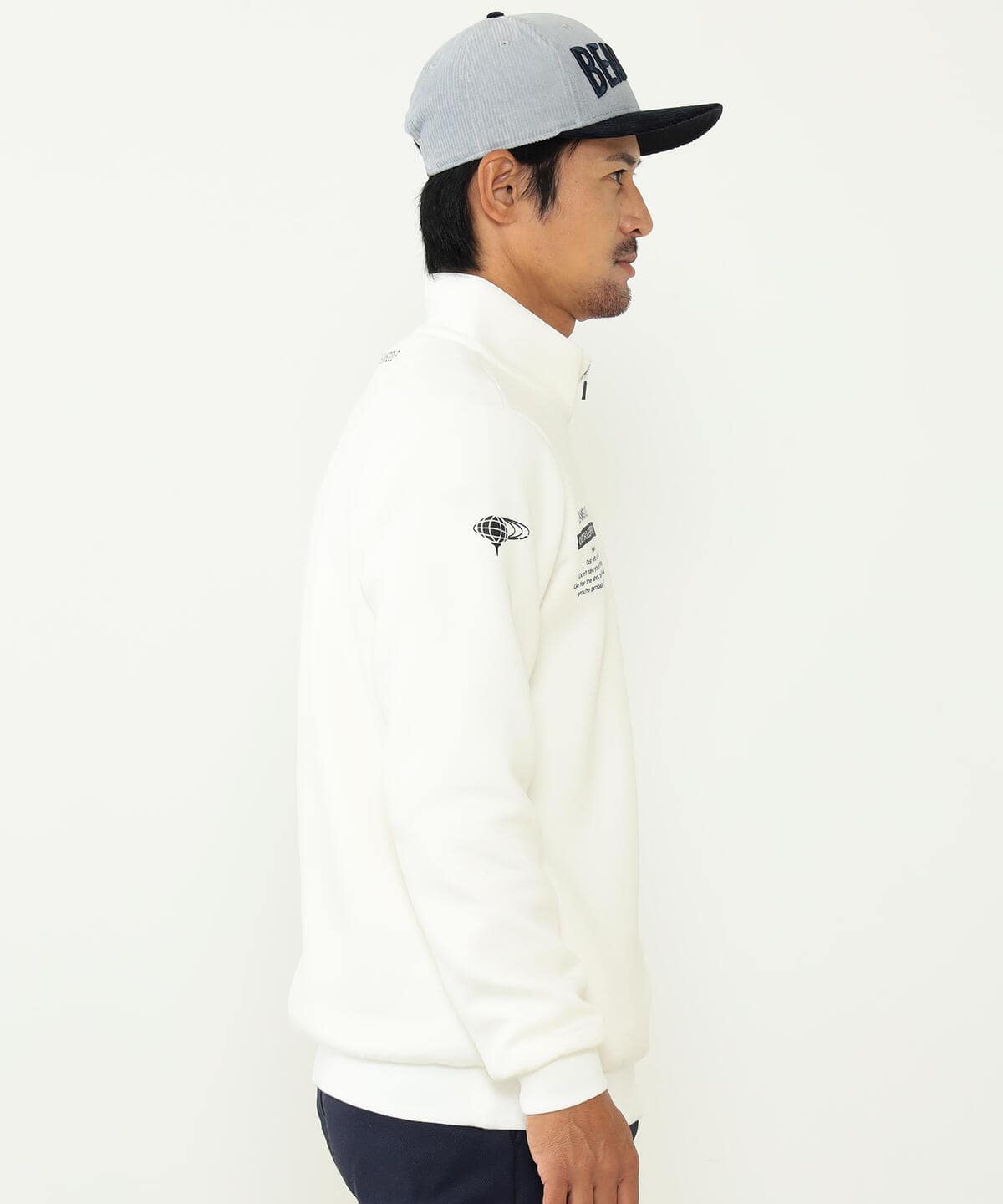 BEAMS GOLF（ビームス ゴルフ）〈MEN〉BEAMS GOLF ORANGE LABEL / ダンボールニット ハーフジップ プルオーバー（トップス  その他トップス）通販｜BEAMS