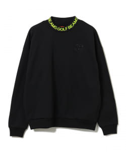 〈MEN〉BEAMS GOLF ORANGE LABEL / 襟ロゴ 裏フリース プルオーバーシャツ