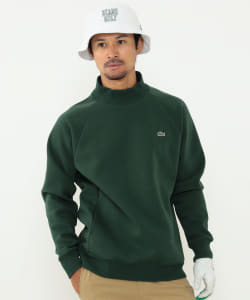 〈MEN〉LACOSTE for BEAMS GOLF / 別注 ハイネック スウェットシャツ