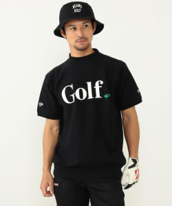 〈MEN〉CHAMPION × BEAMS GOLF / 別注 リバースウィーブ モックネックシャツ